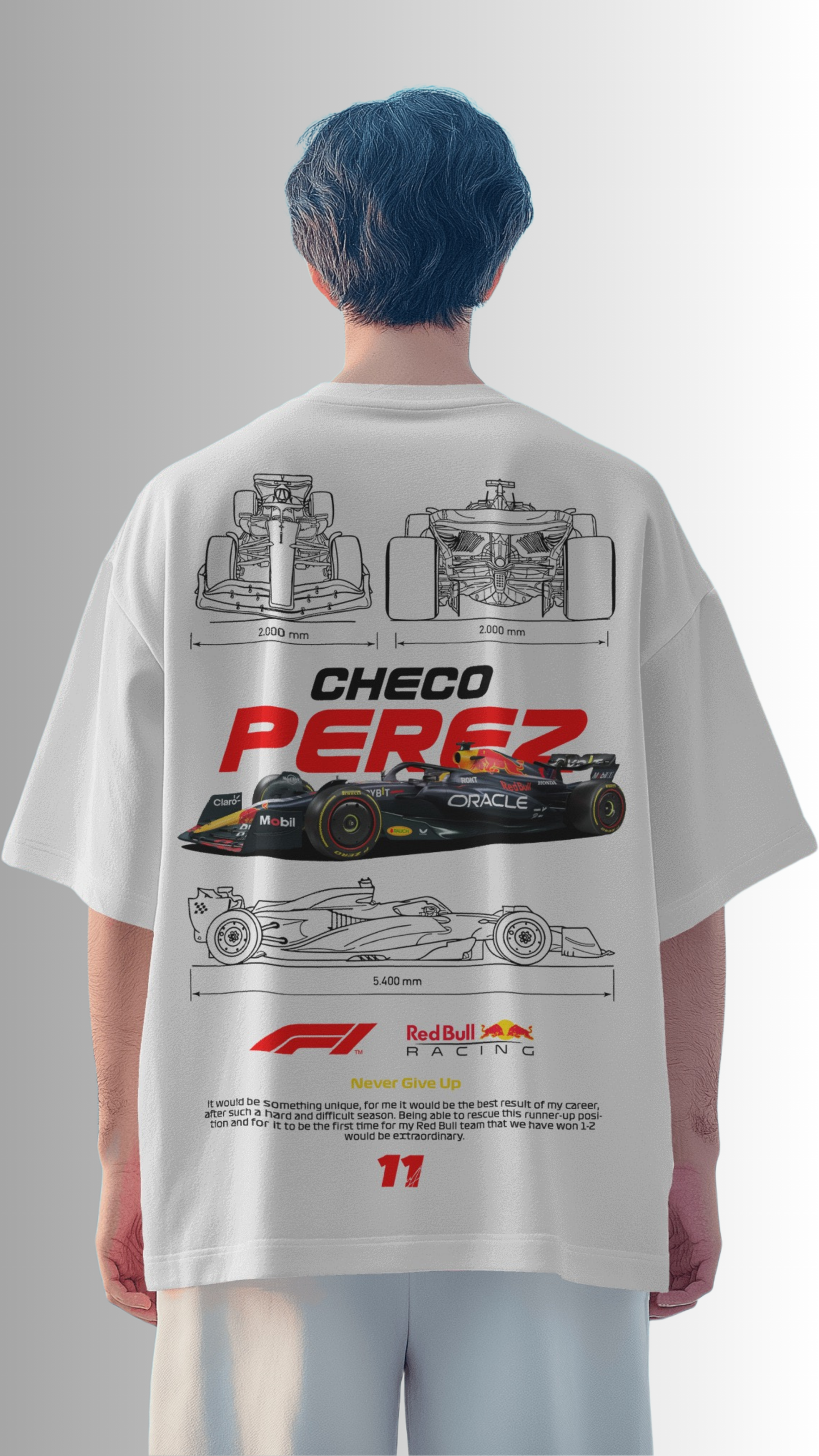 Oversized Racing - Premium T-shirt