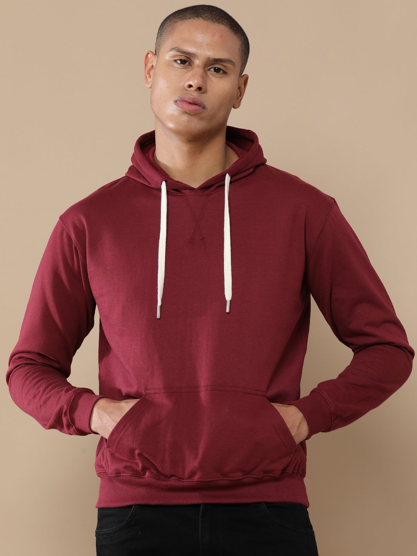 EcoThread Hoodie - Wine Red