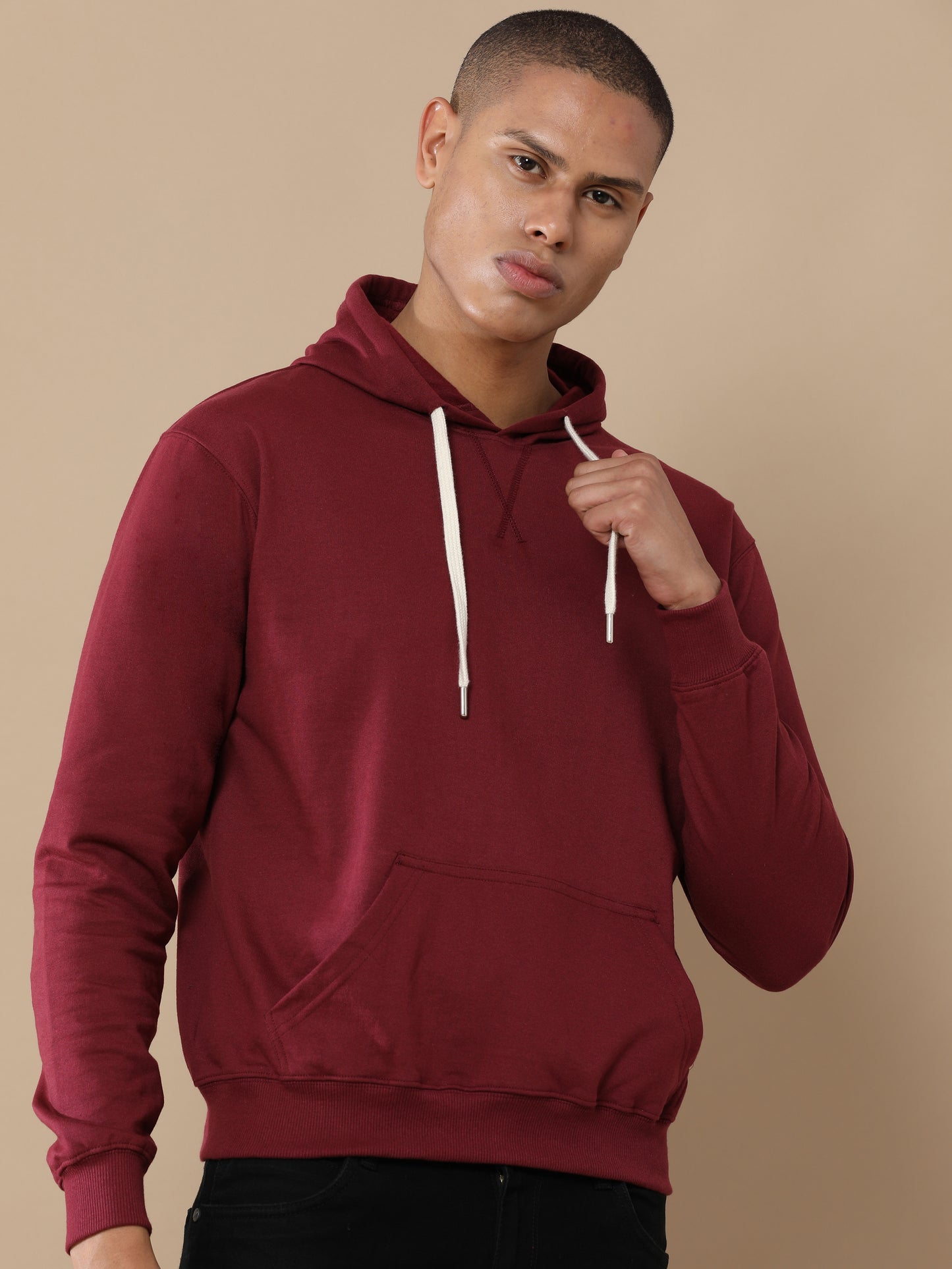 EcoThread Hoodie - Wine Red