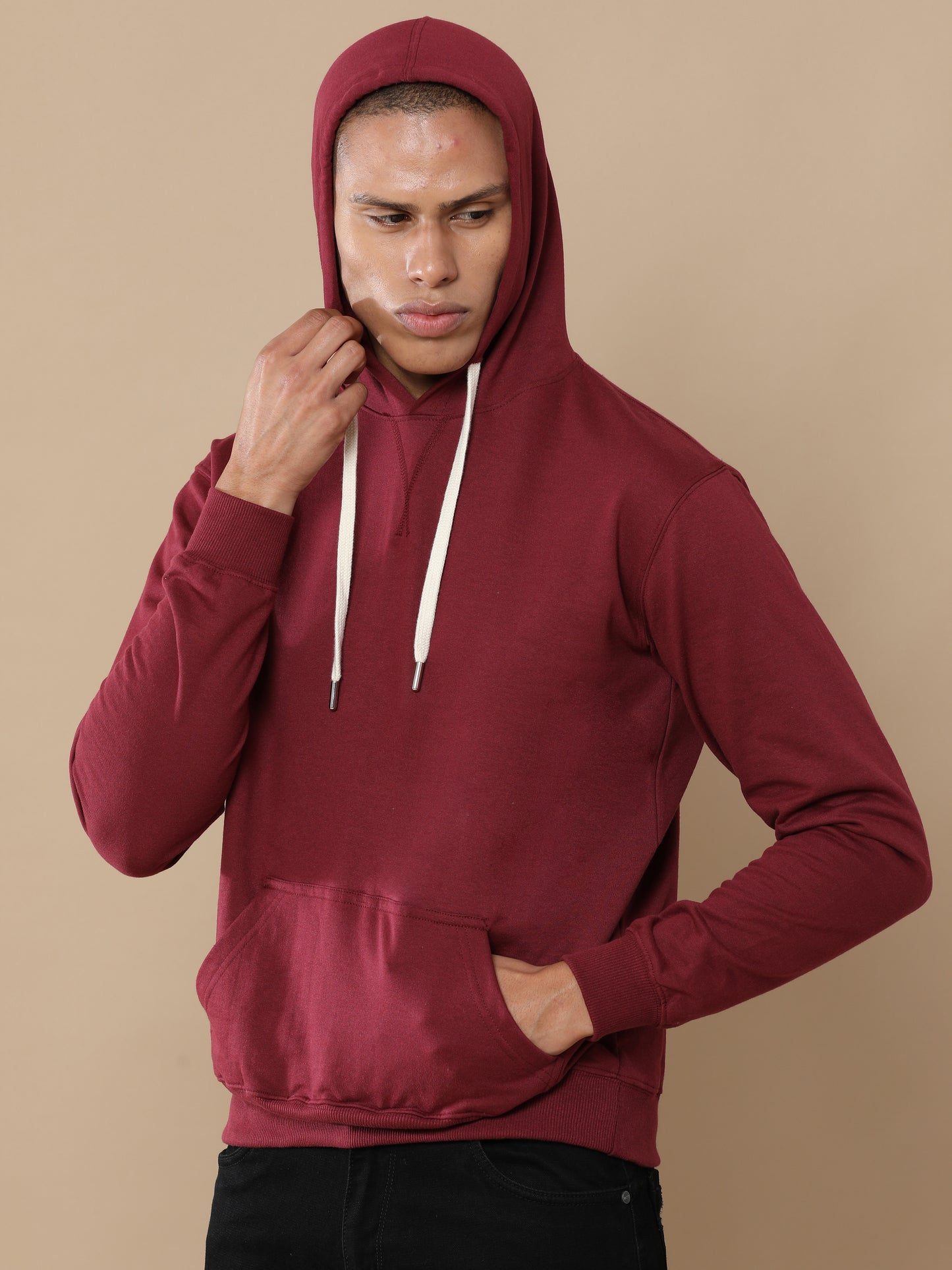 EcoThread Hoodie - Wine Red