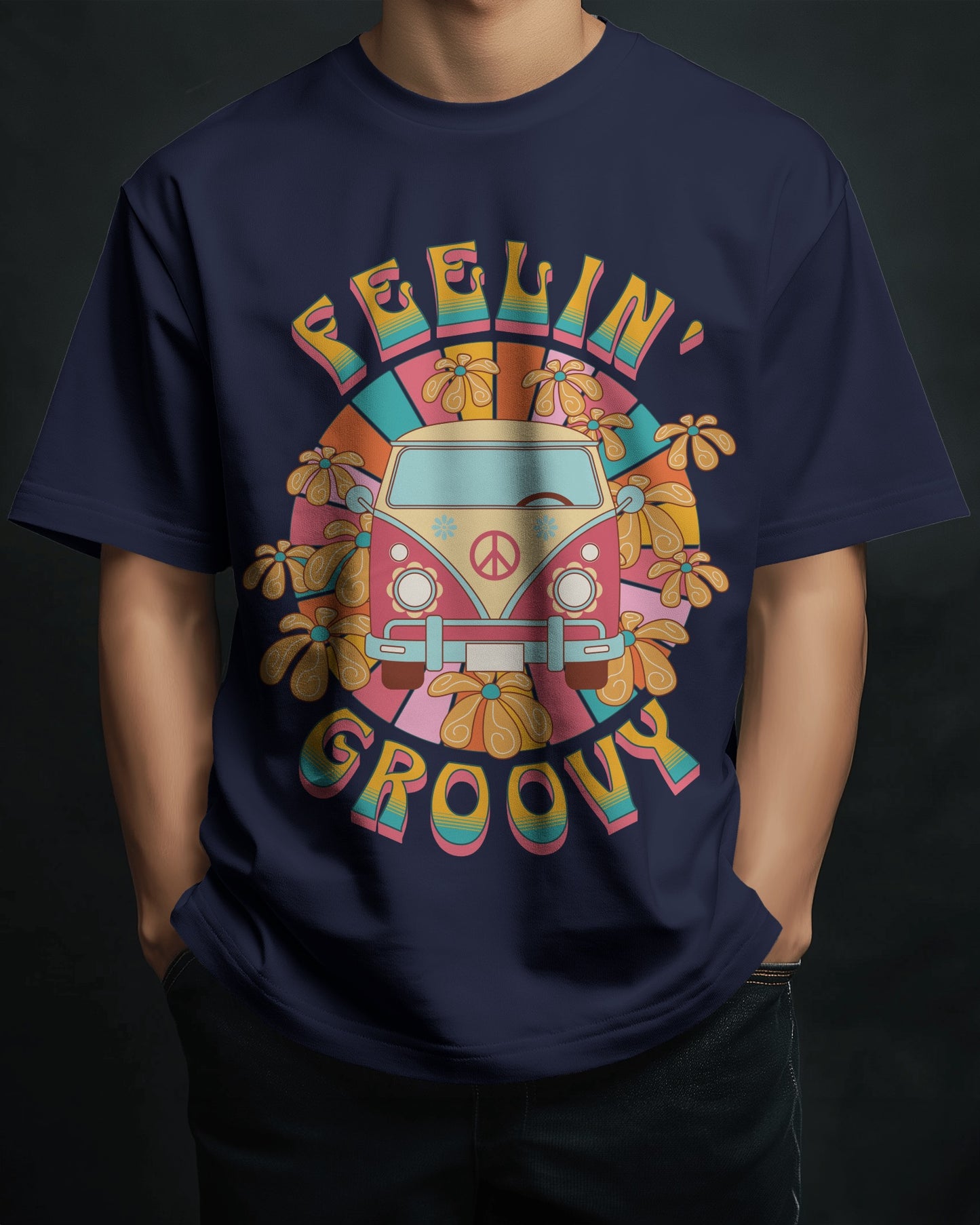 Oversized Groovy - Premium T-shirt