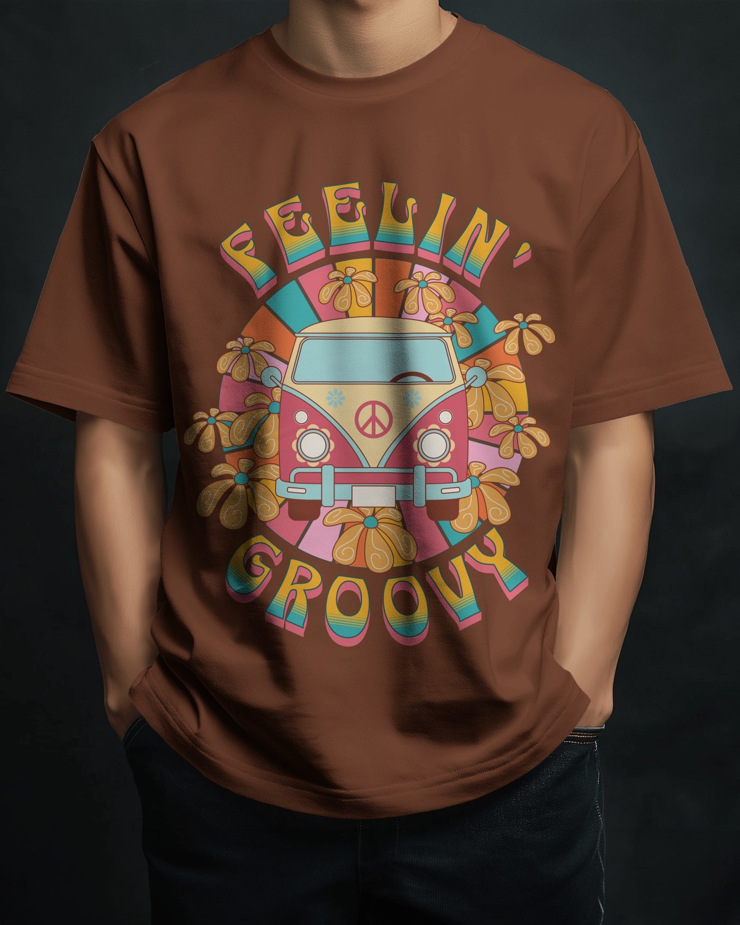 Oversized Groovy - Premium T-shirt